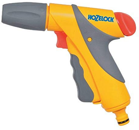 HOZELOCK - Jet Spray Gun Plus : Ideal for Maintenance and Watering, Daily or Intensive Use, Ergonomic Design, Locking Function and Flow Control: 3 Spray Patterns [2682P0000]