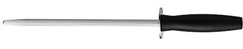 WMF Wetzstahl 34 cm, Messerschleifer, Wetzstab für Messer schleifen, Cromargan Edelstahl, Klinge 23 cm