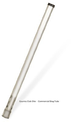 Real Feel Golf Mats® Country Club Elite® Commercial Shag Tube (1) Commercial Quality Golf Ball Shagger/Retriever Aluminum Metal with Stainless | Proud to Be Made in The USA (No Cheap Plastic Import)