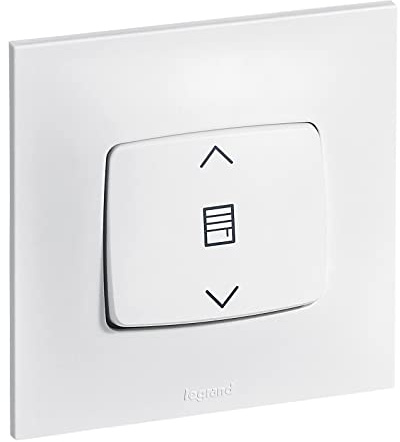 LEGRAND | Inter Volet Roulant BV Neptune, Commande Pour Volets Roulants Et Stores, Fixation À Griffes Ou Vis, Appareil Complet Prêt À Installer