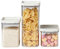 Mepal Vorratsdosen mit Deckel 3er-Set - Vorratsbehälter Luftdicht & Stapelbar - Küchenaufbewahrung & Organisation - Spülmaschinenfest - 700 ml, 1100 ml & 2000 ml - Nordic white