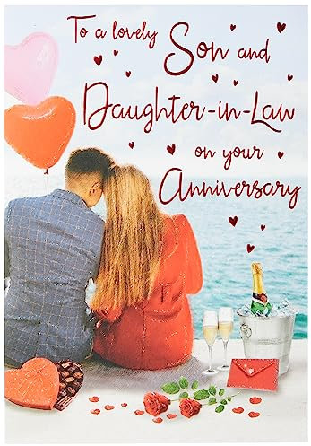 Årsdagskort son & dotter i svärmor - 9 x 6 tum - Regal Publishing