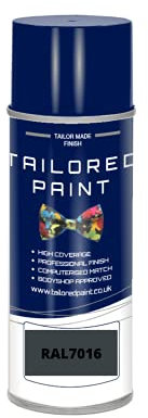 RAL 7016 Anthracite Grey Gloss Aerosol Paint Can 2K Direct Gloss Paint For Wood, Metal, Plastic, PVC, UPVC, Fascia Boards - Indoor & Outdoor
