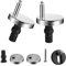 Dfuqanb 2 Pezzi Viti per sedile WC universali, Raccordi per sedile WC, Fissaggio universali per sedile WC, pezzi di ricambio per sedile del water, accessori per viti del sedile del water