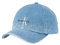 Calvin Klein Jeans Damen Cap K60k611979 Kappe, Blue (Denim), Einheitsgröße