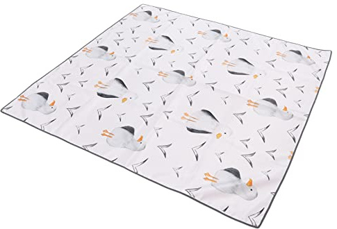 Fdit Baby High Chair Splat Mat Washable Slip Large Picnic Mat for High Chair Floor Protection for Outdoor Picnic