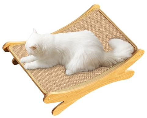 Blocco per grattare per gatti – Cartone ondulato 50 x 33 x 16 cm | Raschiatore per gatti interni, tavola da grattare 2 in 1 e da soggiorno, di da soggiorno traspirante e resistente
