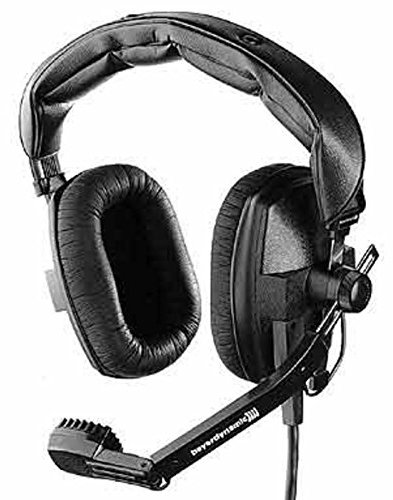 Beyerdynamic DT-109-200-400-BLACK Closed Headset with Dynamic Hypercardioid Microphone, 400 Ohms, Black