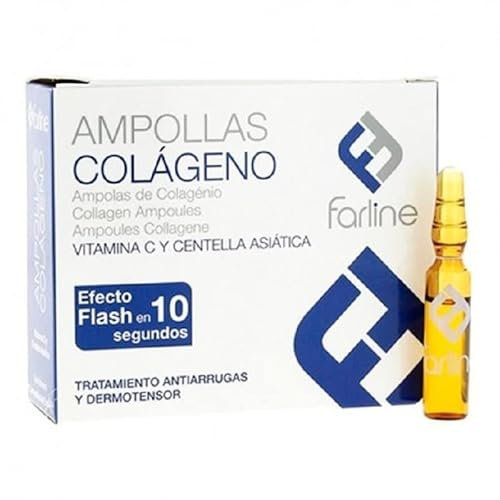 Farline Ampoules de collagène effet flash 10 secondes 11 ampoules de 2 ml