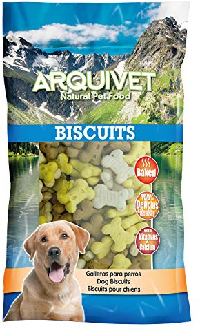 ARQUIVET Biscotti per cani Mini ossa alla vaniglia - 200 g - Snack per cani