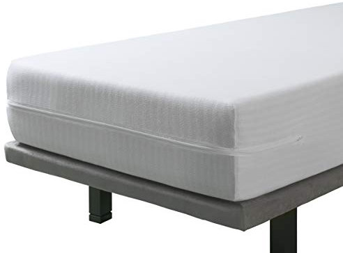 Velfont Matratzenbezug 180x200cm Elastischer Atmungsaktiv Oeko-TEX Zertifiziert mit Reißverschluss