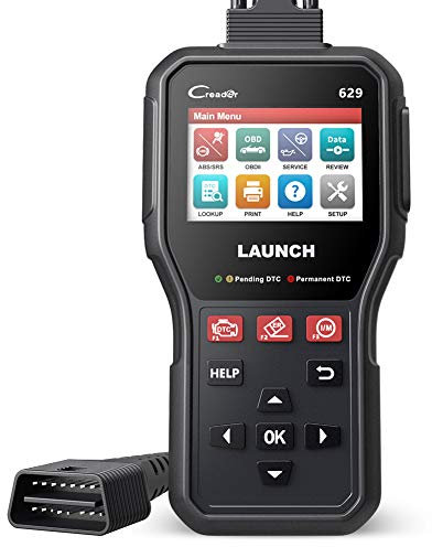 LAUNCH CR629 OBD2-Diagnosegerät Öl LWS Service-zurückstellen, Airbag ABS Motor Diagnose, Lenkwinkelsensor Service Reset, Stellgliedtest, 9 Sprachen Deutsch inkl. Free Software-Update