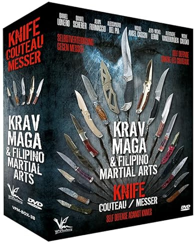 3 DVD Box Collection Krav Maga & Filipino Martial Arts - Autodéfense contre les Couteaux