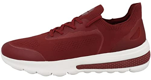 Geox Scarpe da Ginnastica U Spherica ActifSneaker da Ragazzo, Dk Rosso, 43 EU