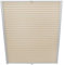 ondeco Dachfenster Plissee zum Bohren passend für Velux Fenster Plisseerollo Faltrollo verspannt Zubehör Hellapricot M08 - B: 61,4cm x H: 116cm