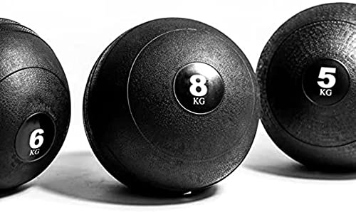 G5 HT SPORT Balle Slam Médicale | Noire antirebond | Ø 23/28 cm | Salle de Sport et Home Gym (4 Kg)