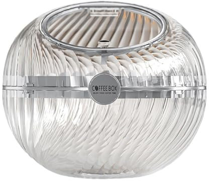 Coffee Capsule Pod Storage Basket, Coffee Capsule Holders, Large Capacity Pod Revolving Storage Stand Organiser, Countertop Kitchen Coffee Capsule Storage Cup Holder for Office/Bar, Snack Storage Rack