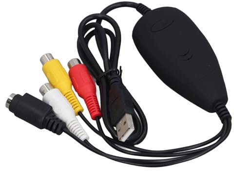 USB 2.0 Video Capture Card Device, Konvertera Video DVD VHS 8mm Analog Till Digital Converter, för XP, 2000, Vista, 7, 8