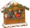 Richard Glässer Seiffen Hubrig Winterkinder Geschenkehäusel, elektrisch, 10 cm, 110h4001