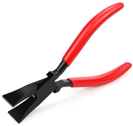 LPZMPZ Alicates de Plegado 180°, Alicates para Doblar Chapa, Alicates de Doblado con Mango Antideslizante, Herramienta de Techado para Doblar y Alisar Chapas, Ancho de Boca de 22 mm