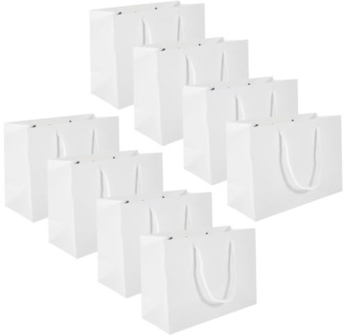 MUCKLILY 20pièces à Bonbons Kraft Avec Poignées Pour Fêtes Anniversaires Et Mariages De Réutilisables