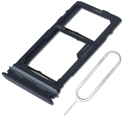 ExtKry Bandeja SIM para Samsung Galaxy A52/A52s,Negro | Calidad original bandeja de tarjeta SIM bandeja para SIM bandeja ranura SIM bandeja tarjeta SIM con aguja eyectora.
