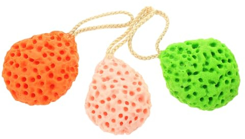 Homoyoyo 3stücke Gesichtsschwämme aus Zellstoff für Reinigung und Peeling Tragbar für Reise Entfernen Öl und Make-up für Frauen und Mädchen