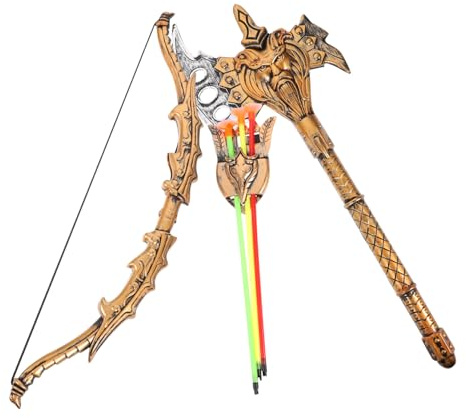 FIXOSHEE Ensemble Jouet De Combat Garçon Et Filles Garçon en Plastique Cosplay 3 Pièces Vintage pour Jeu De Rôle Déguisement Fête Halloween