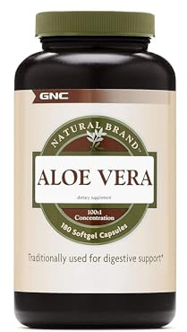 GNC Natural Brand Aloe Vera SoftGel Capsules