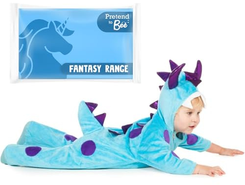 Pretend to Bee Costume de Monstre Dinosaure bleu et Violet pour Enfants/Tout-Petits/Bébés, 12-18 Mois
