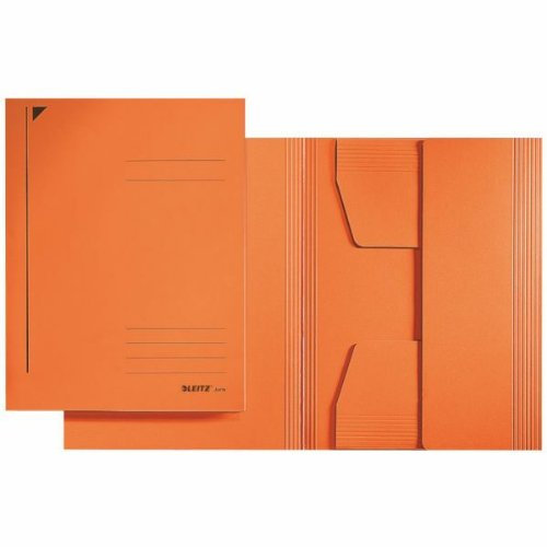 Esselte Leitz GmbH & Co. KG Premium Jurismappe A4 LEI 3924-00-45 * 3 Klappen 320g Karton orange