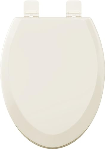 PROFLO PFTSWEC2000 Elongated Closed-Front Toilet Seat with Quick Release and Lid - Biscuit
