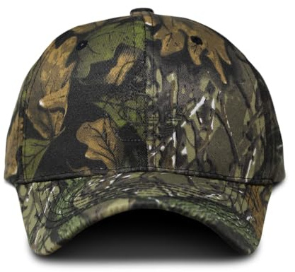 Camo Baseball Cap Jesus Feeding Bread Christ Christian Hunting Dad Hats for Men & Women Cotton Forest Tree Green Design Only