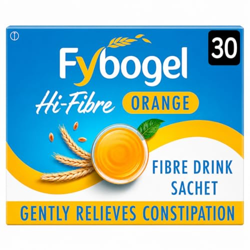 Fybogel Orange Fiber Supplement Sachets, 30 Count