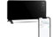 FlinQ Smart chauffage electrique economique - Radiateur electrique mobile ou Radiateur electrique mural - 2000W - 96 x 46 x 13 cm - Noir