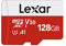 Lexar 128GB Micro SD Card E Series, microSDXC UHS-I Flash Memory Card with Adapter - Up to 100MB/s, A1, U3, Class10, V30, High Speed TF Card