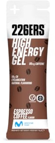226ERS High-Energy-Energie-Gelee mit 50 g Cyclodextrin, 80 mg Koffein, Sportnahrung für Triathlon, Veganer, Espresso-Kaffee – 1 Stück