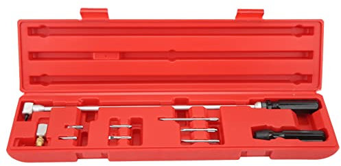 Destornillador de Ajuste de Tornillo, 10 Uds. Herramienta de Llave de Ajuste de Carburador Destornillador Cónico de 90 Grados Herramienta de Ajuste de Ajuste de Carburador de Motor de ángulo para ATV