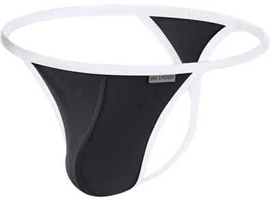 Casey Kevin Strings pour Homme Sexy Gay G-String Tanga Taille Basse Slip sous-vêtement Différentes Couleurs Respirant Slip
