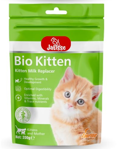 jatisse Kitten Milk Replacer Powder Formula with Vitamins, Minerals & Trace Nutrients for Kittens and Mother 7.05 oz.