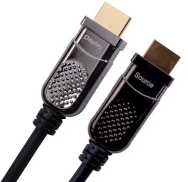 CMS Cables 75m Active Optical HDMI Cable, HDMI 2.1 8K Kevlar Armoured AOCTPU Jacket – 48Gbps, 8k at 60Hz
