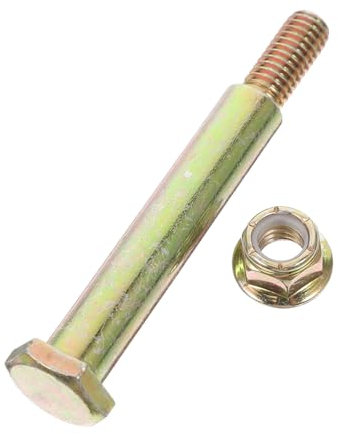 Levemolo Jeu de Boulons et Écrous de Blocage pour Tondeuse à Gazon Boulons Universels Arrière Fixation Sécurisée Adaptés à Divers Modèles Acier Solide