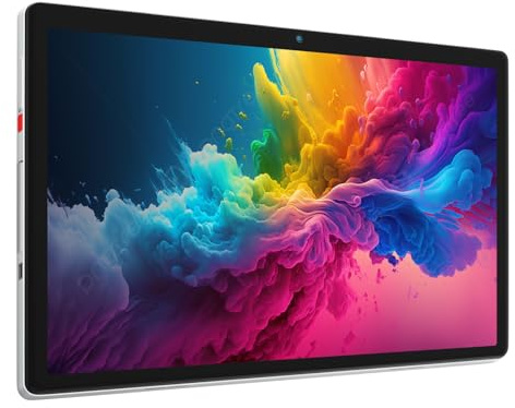 MUISOO Tablet 10 Inch Android Tablets 10GB RAM + 64GB ROM Octa-Core 5000mAh 1280 x 800 HD Touch Screen 5MP + 8MP HD Camera Bluetooth 5.3 Tablet PC (Black)