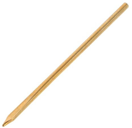 IWOWHERO Ago da Cucito in Ottone per Pelle, Utensile per Infilare Manuale Corde di Cuoio, Strumento Preciso per Lavorazione Artigianale Fai da Te e Riparazioni Pelletteria