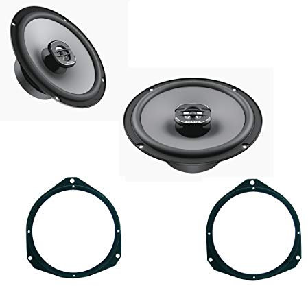 Hertz LINEA UNO Altoparlanti coassiali da 165 mm X165 (220 W) + supporti casse OPEL Astra H dal 2005 e Corsa D dal 2006 Anteriore 165 cm