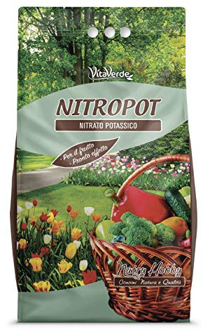 NITROPOT, concime potassico per ortaggi e frutta, kg 5, Vitaverde