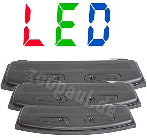 ZooPaul 100x40 LED Aquarium Abdeckung Panorama gebogen Deckel Beleuchtung Haube gewölbt