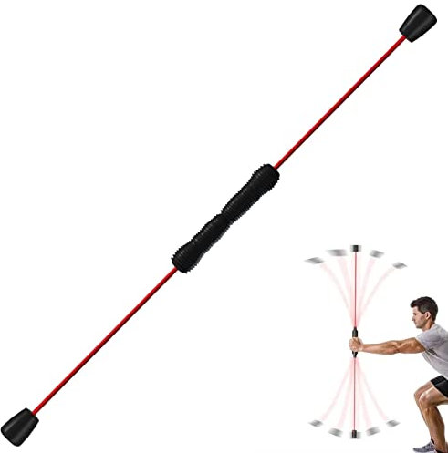 DYK&NX Fitness Exercise bar, Multifunktions Fitness Schwingstab Für Vibrationstraining & Tiefenmuskulatur für Steigert Koordination Und Ausdauer, Swingstick Für Muskulatur