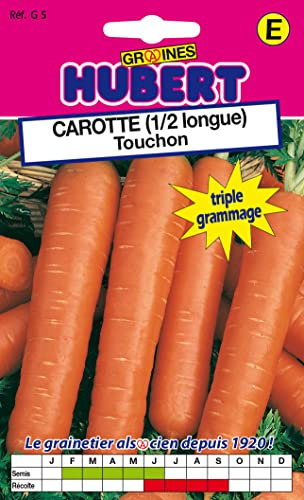 Graines de Carotte demi-longue Touchon Format ECO - 18 grammes