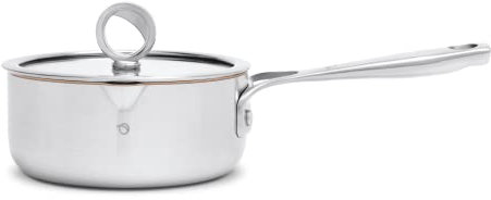 Olav My Premium Pentola con nucleo in rame, grande pentola antiaderente con nucleo in rame, adatta per induzione, forno o fornello, casseruola e casseruola, 16 cm